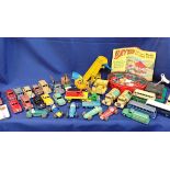 A QUANTITY OF DINKY CARS AND VEHICLES