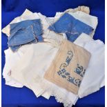 A COLLECTION OF OLD LINENS