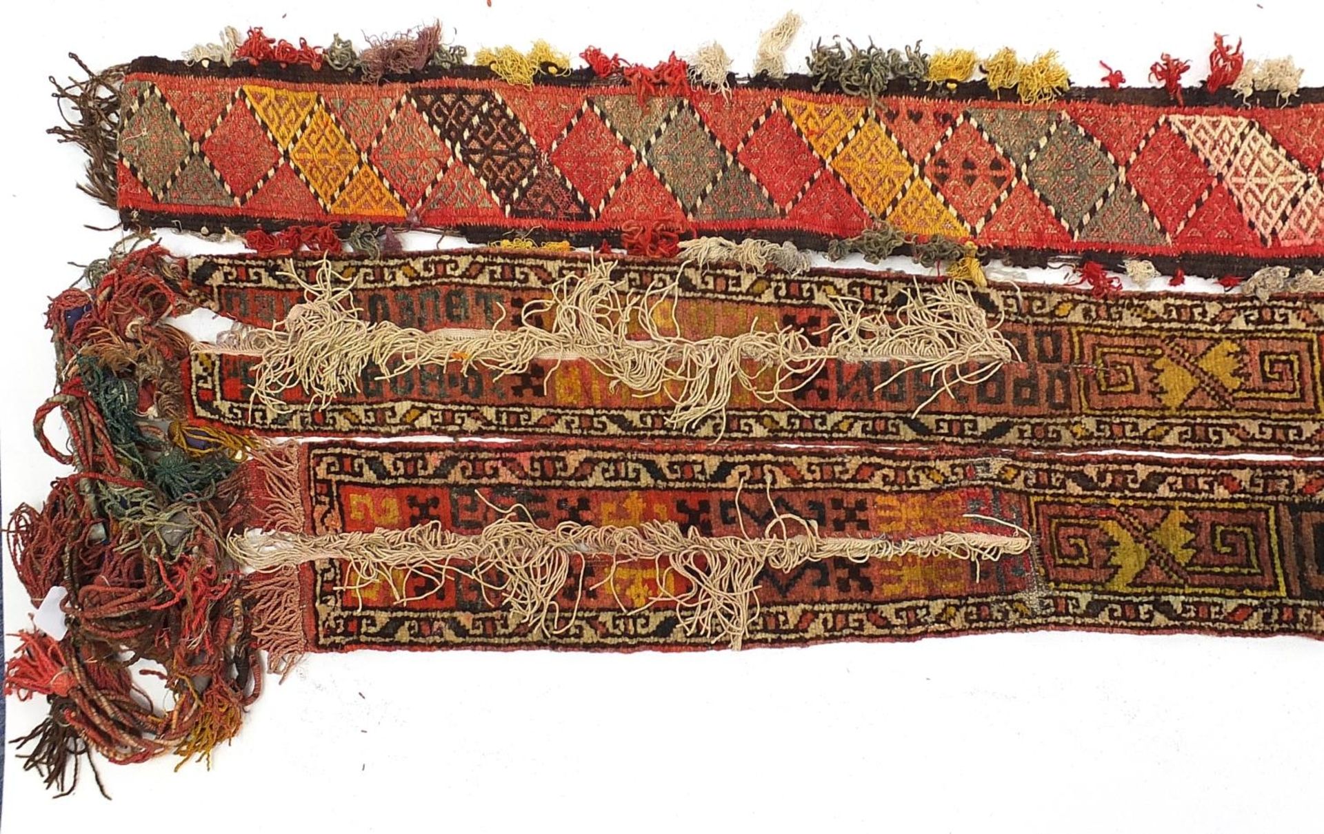Group of Uzbek yurt trappings and an Afghan saddle bag - Bild 3 aus 5