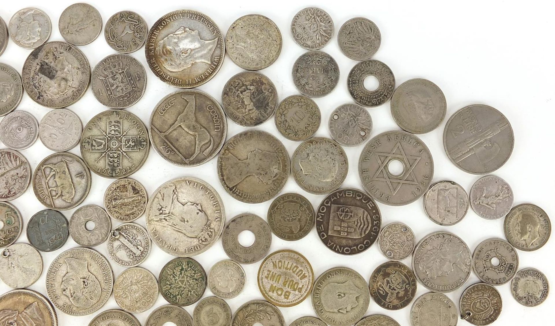 Antique and later British, Irish and world coinage including florins, 430g - Image 3 of 5