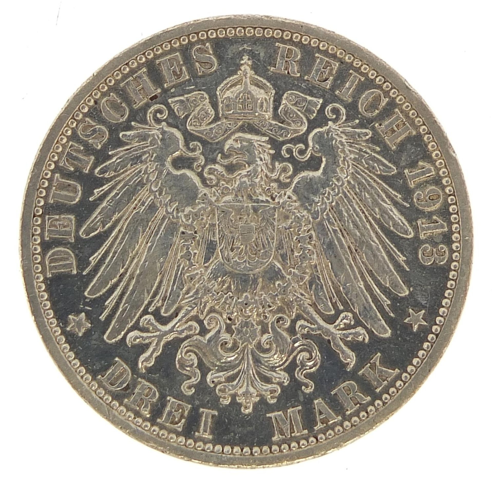 William II 1918 silver coin, 16.7g