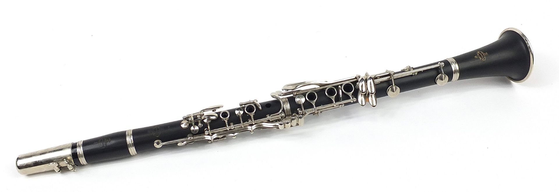 Buffet four piece ebonised clarinet retailed by Crampon & Co, Paris, housed in a fitted box - Image 2 of 7