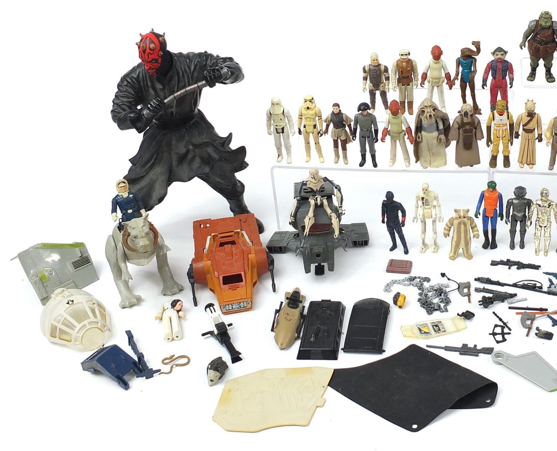 Collection of vintage and later Star Wars action figures including Watto with box and Darth Vader - Image 2 of 4