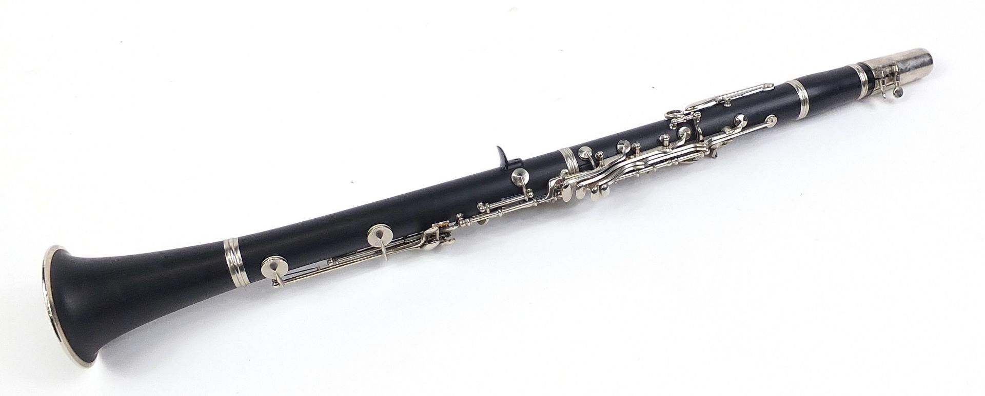Buffet four piece ebonised clarinet retailed by Crampon & Co, Paris, housed in a fitted box - Image 3 of 7