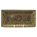 19th century French boulle work tray, 20cm wide