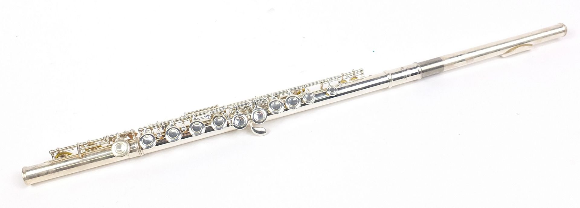 Yamaha silver plated three piece flute numbered 211SII, housed in a fitted case - Image 2 of 6