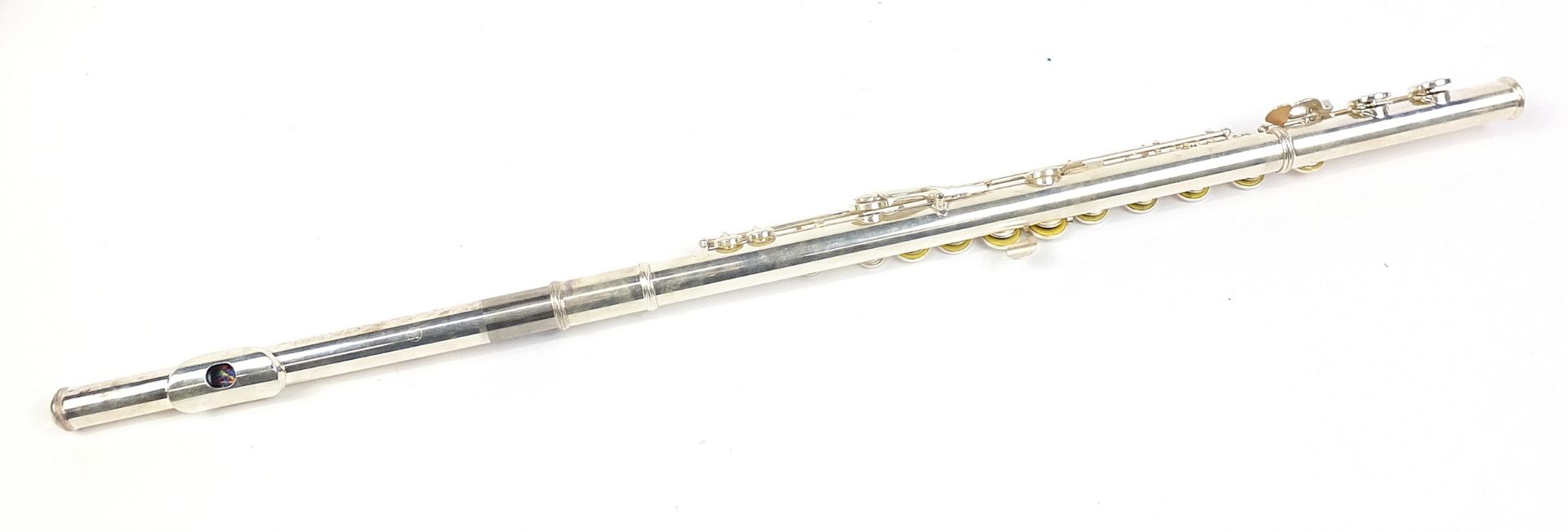 Yamaha silver plated three piece flute numbered 211SII, housed in a fitted case - Image 3 of 6