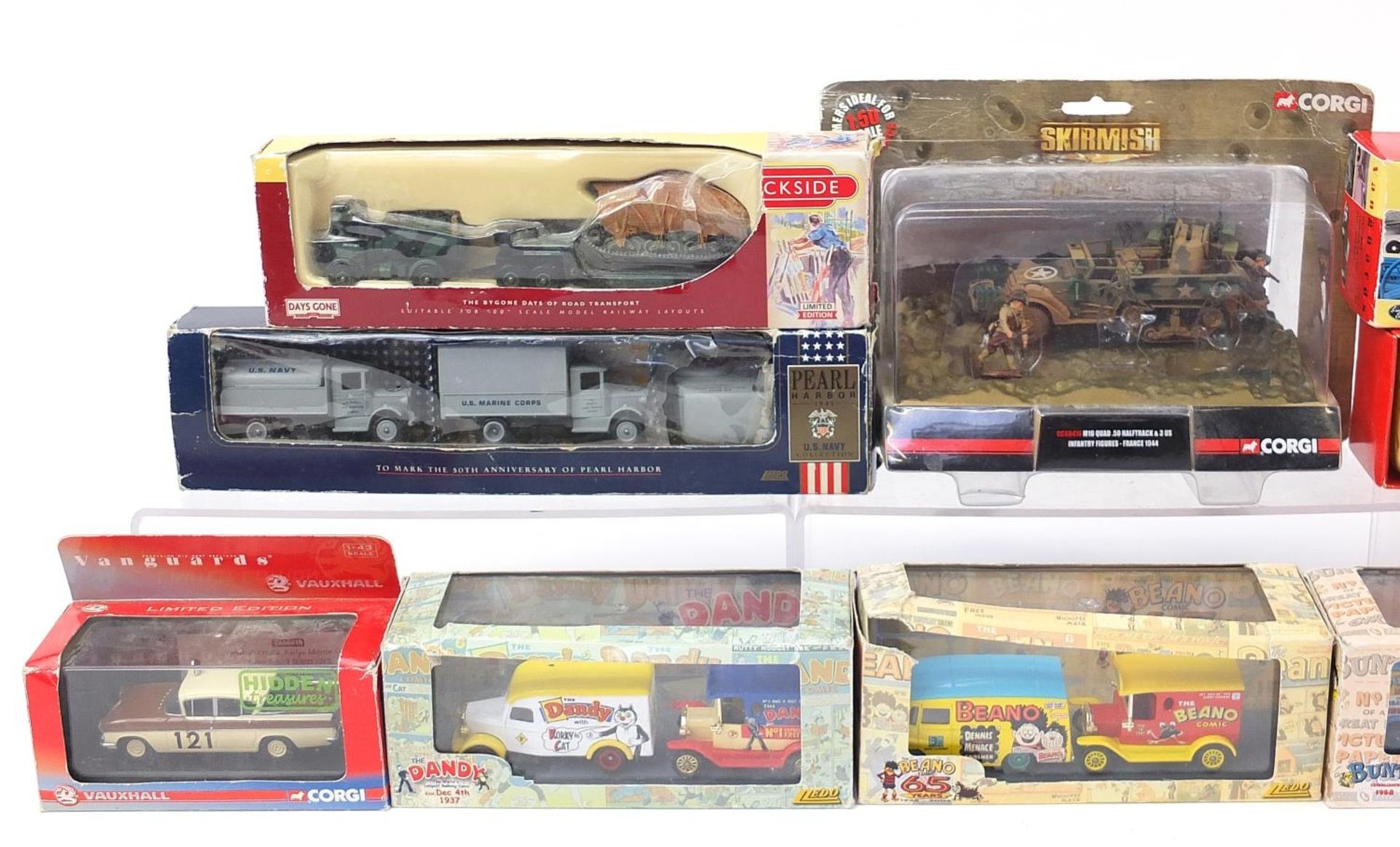 Diecast vehicles in boxes including Lledo Beano, Corgi Skirmish and Vanguards - Image 2 of 3