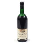 Bottle of Taylor 1970 vintage port