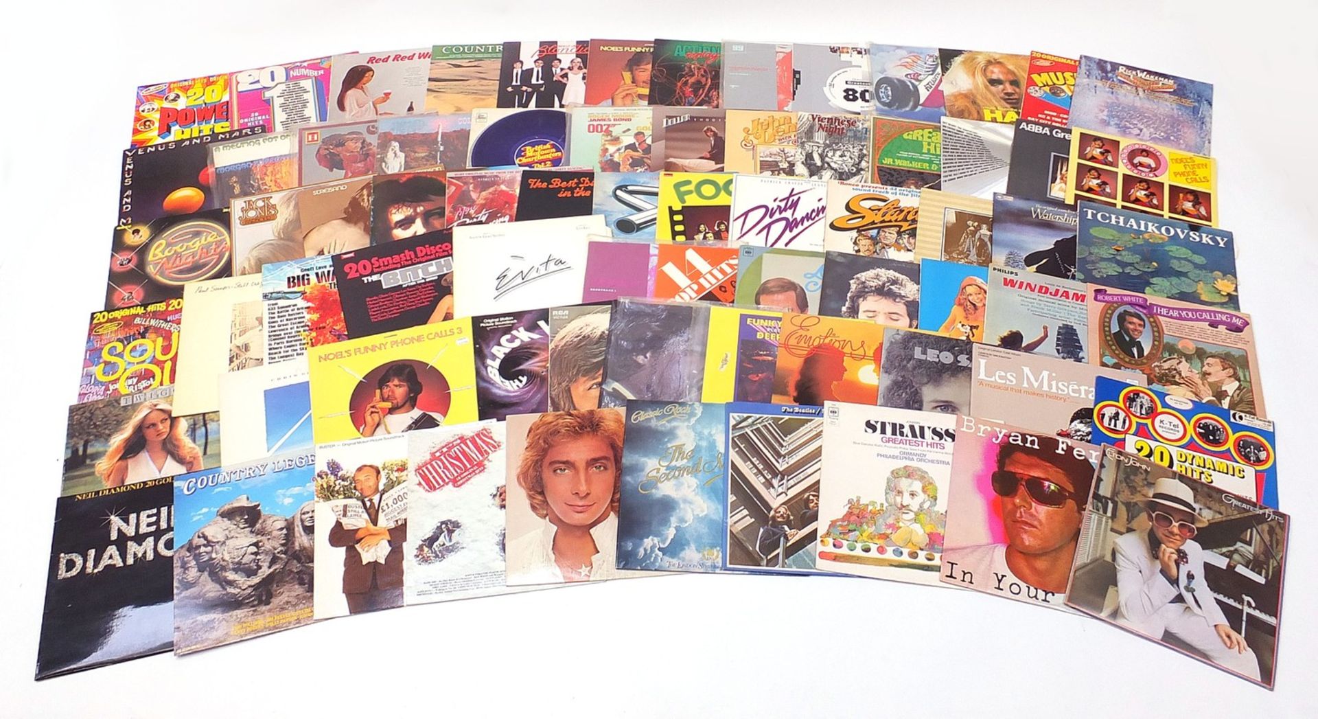 Vinyl LP's including 007 Soundtracks, Colosseum Valentine Suite, J R Walker & The All Stars Greatest