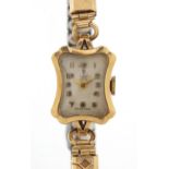 Tudor Royal, ladies 9ct gold wristwatch, the case 16mm wide