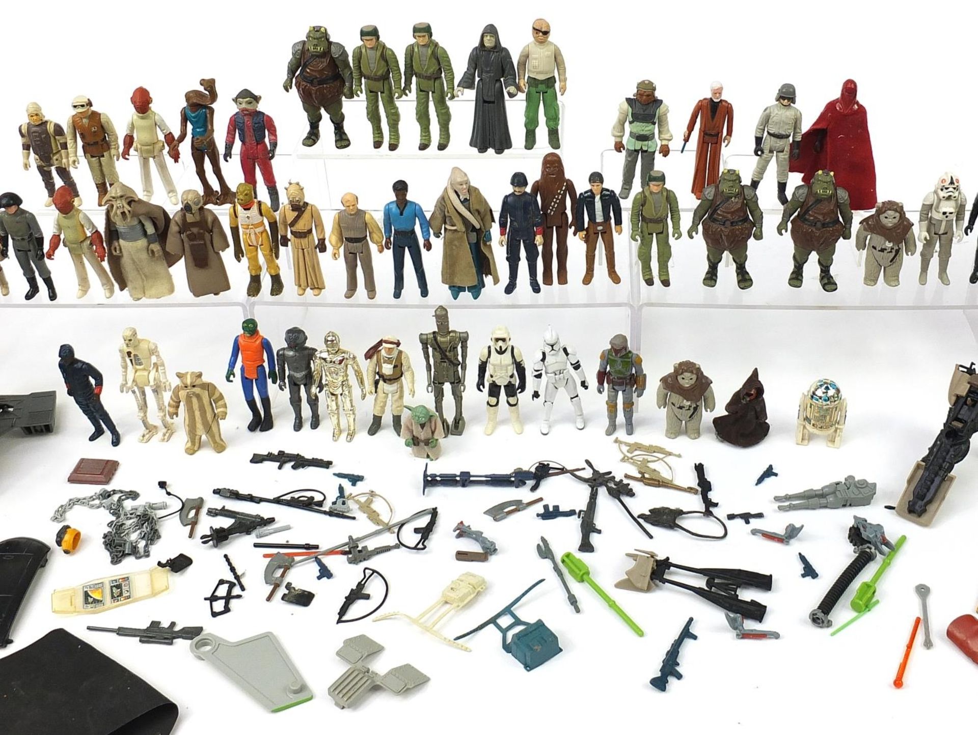 Collection of vintage and later Star Wars action figures including Watto with box and Darth Vader - Image 3 of 4