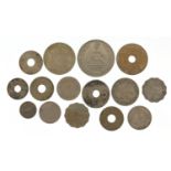 Small group of Persian coinage including silver