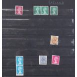 British and world stamps arranged in three stock books
