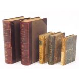 Antique books including Foster's Peerage and Beauties of Shakespeare