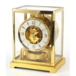 Jaeger LeCoultre Atmos mantle clock numbered 525473, 22.5cm high The clock appears to be working. It