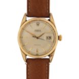 Rolex, vintage gentlemen's Rolex Oyster Date wristwatch, the movement numbered 77870, ref 6694,