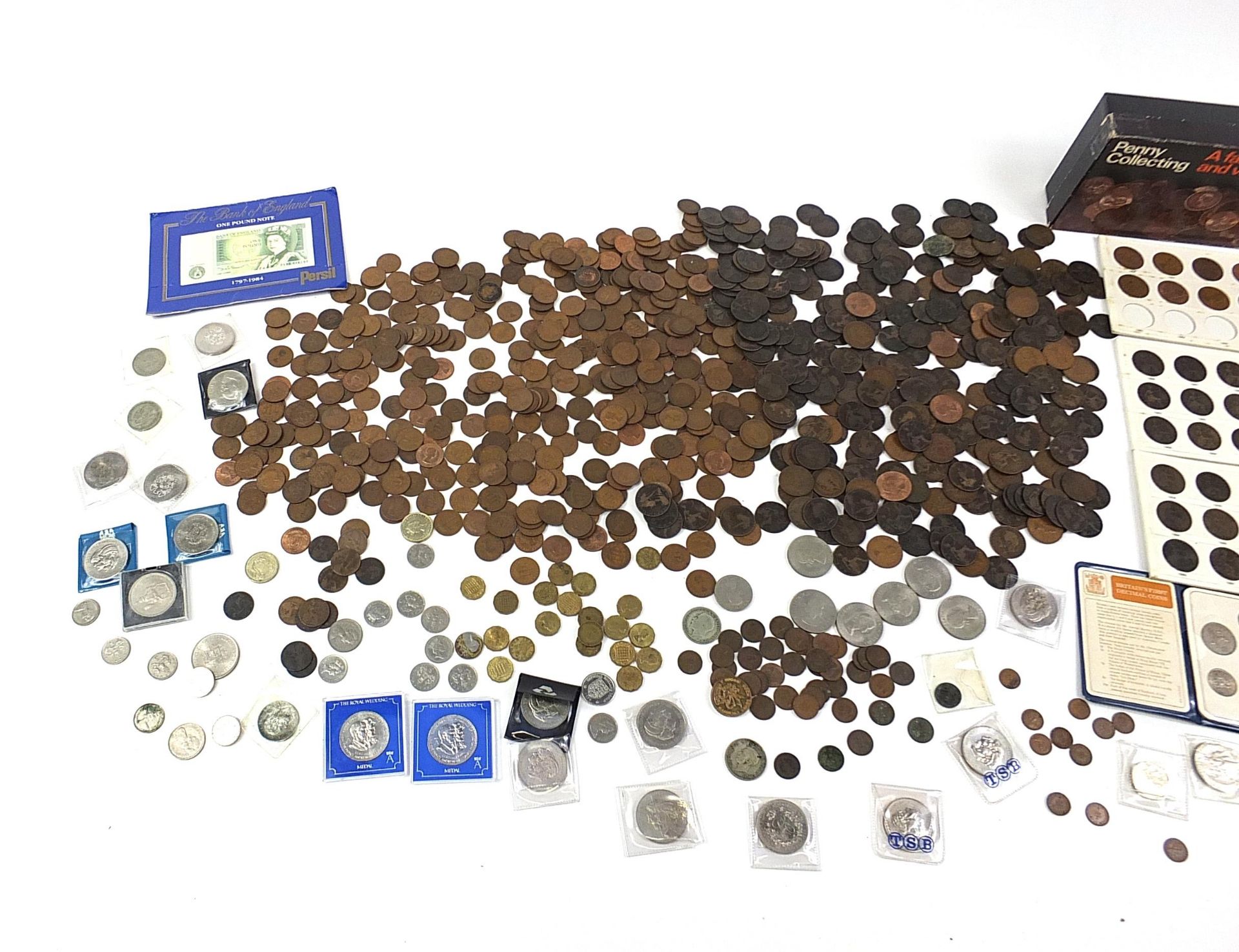 Collection of British pre decimal coinage and banknotes - Image 3 of 5
