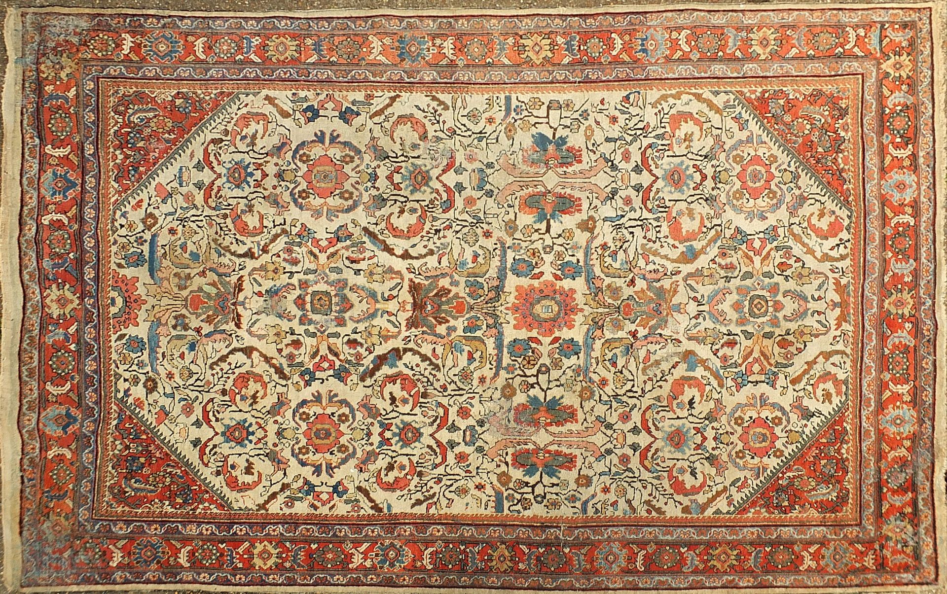 Rectangular Persian Mahal carpet, 335cm x 250cm