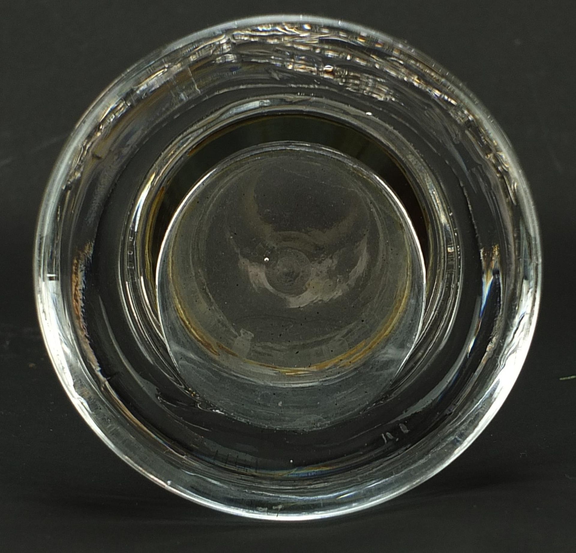 Topiazo clear glass vase with silver plated mounts, 39.5cm high There is a very small minor bruise - Image 3 of 3