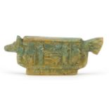 Large Egyptian style amulet, 16cm wide