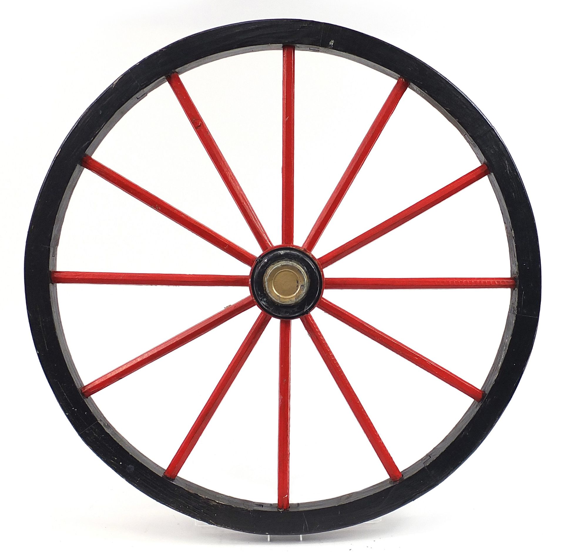 Antique wooden wheel, 80.5cm in diameter