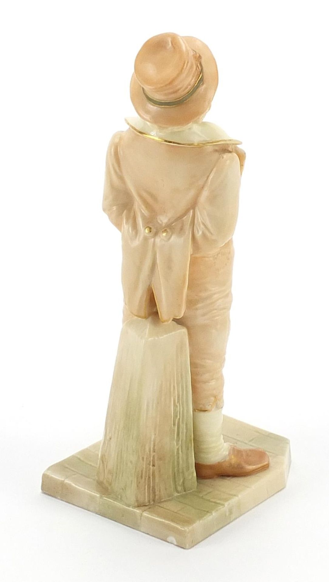 James Hadley for Royal Worcester blush ivory figure of The Irishman, 17.5cm high - Image 2 of 3