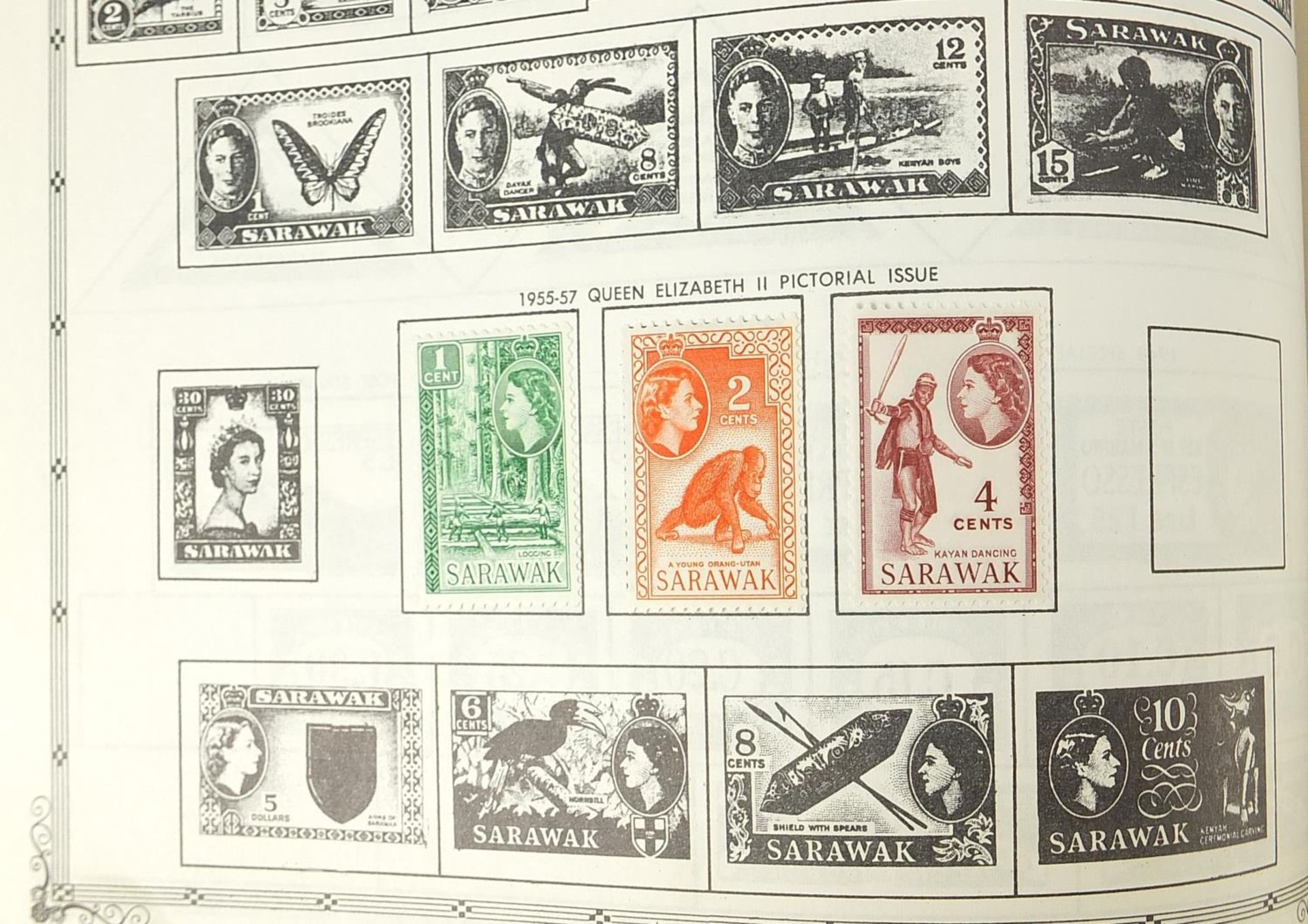 Collection of world stamps arranged in an album from Romania to Zanzibar - Bild 5 aus 8