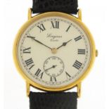 Longines, gentlemen's quartz wristwatch, the case numbered 21977187, 32mm in diameter