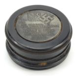 German military interest snuff box, 5cm in diameter