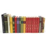 Folio Society hardback books, some with slip cases including Emma by Jane Austen, Far From the