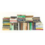 Large collection of predominantly hardback books including Oscar Wilde by Richard Ellmann, The