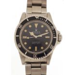 Rolex, gentleman's Rolex Submariner automatic wristwatch with box, ref 5513, serial number 579454,