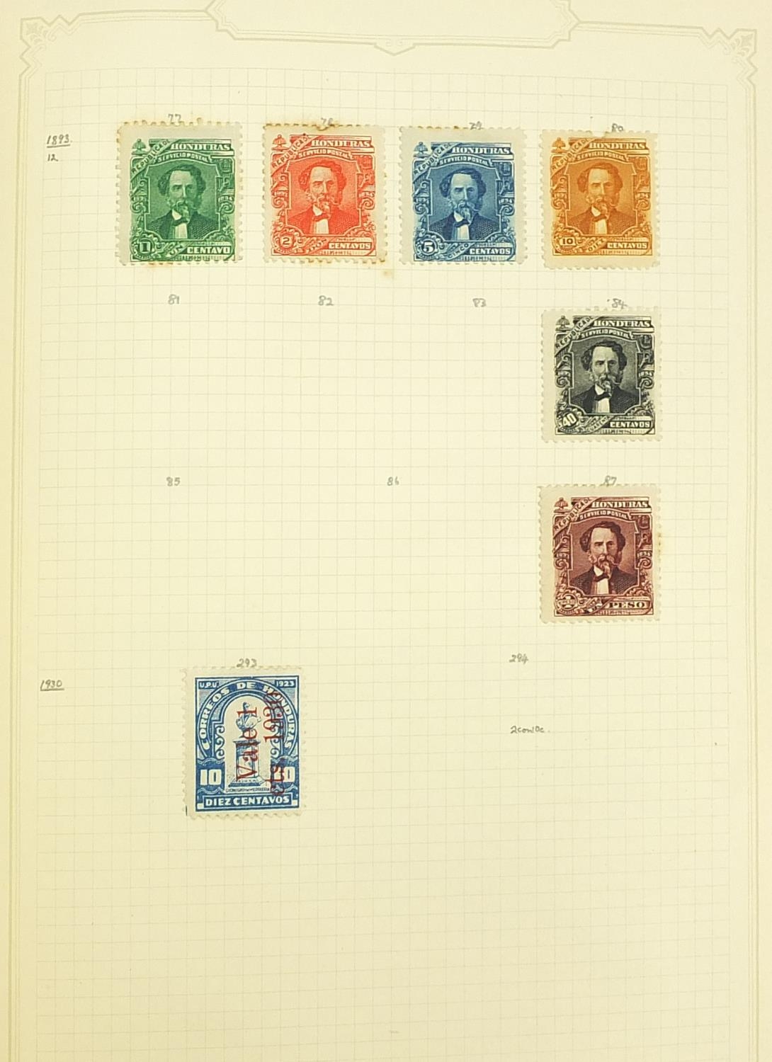 World stamps arranged in an album including Argentina to Touva