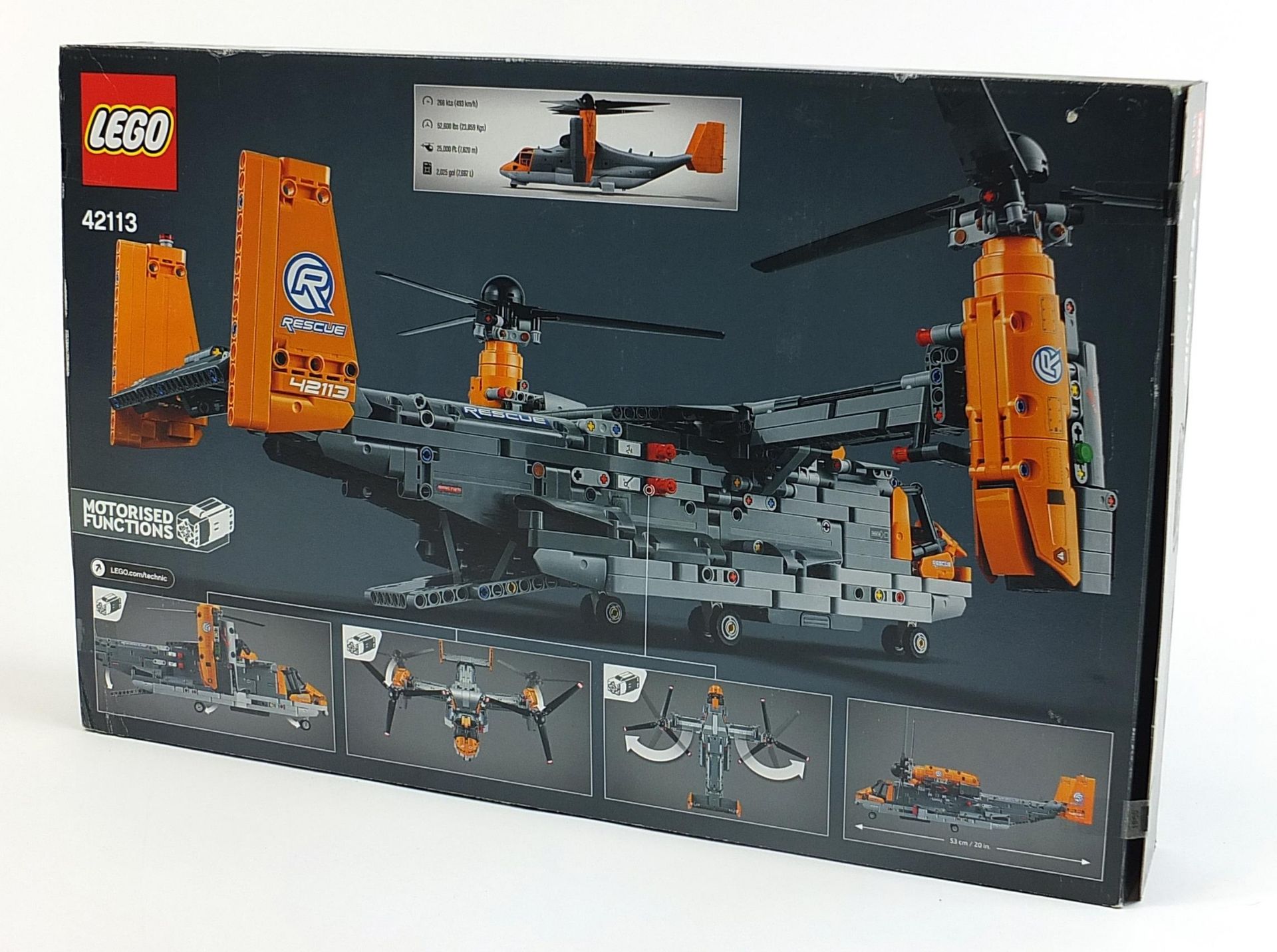 Vintage Lego Technic Bell Boeing V-22 Osprey with box, 42113 - Image 2 of 2