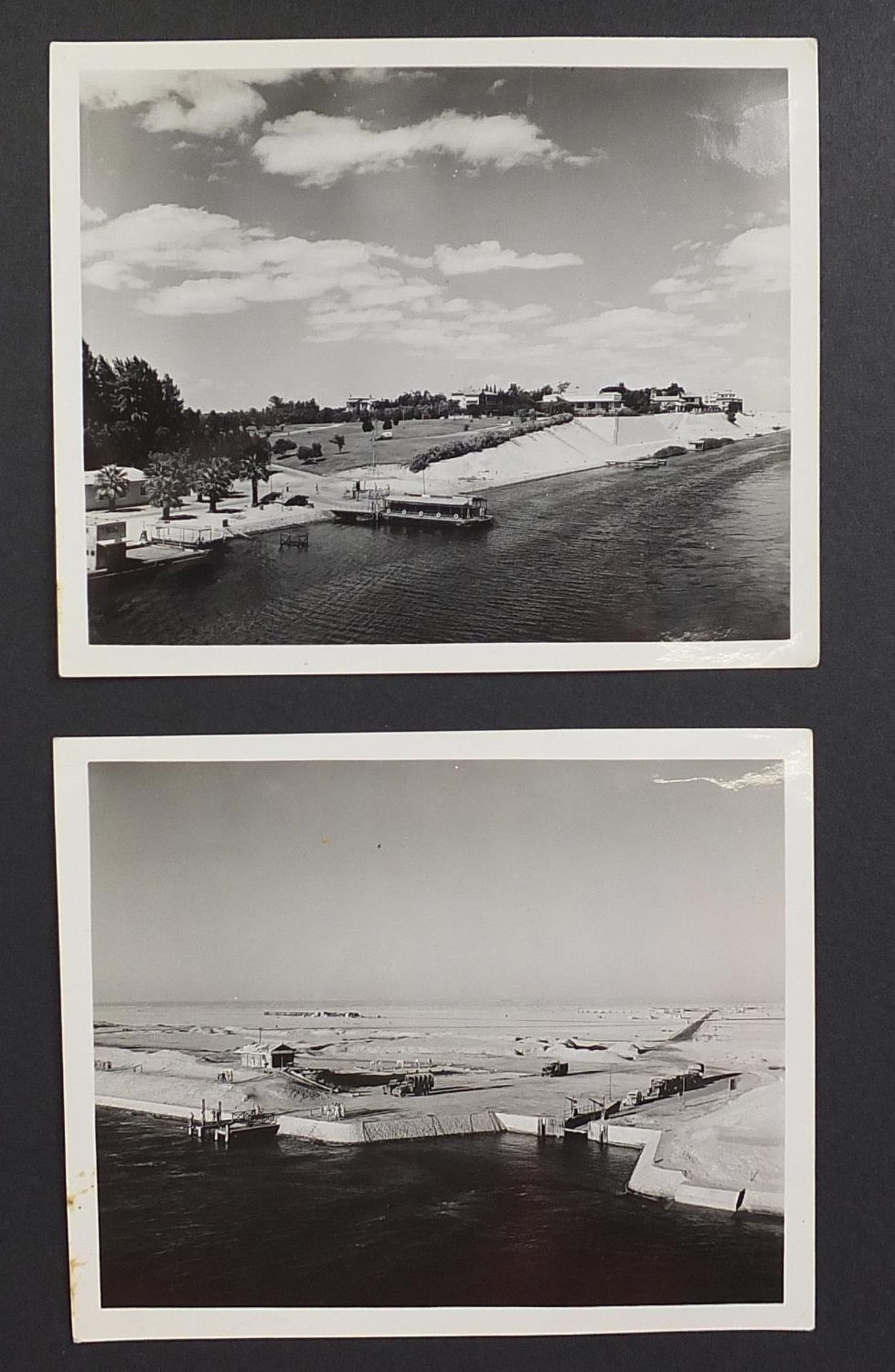 World War II black and white photograph album relating to HMS Rajah Roker class carrier, including - Bild 22 aus 23