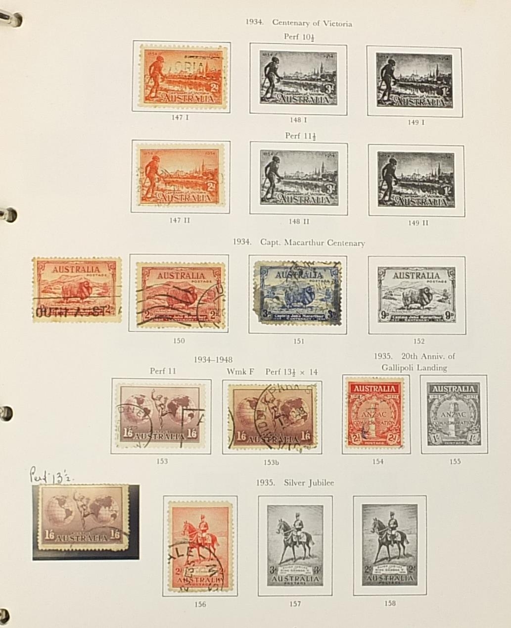 Australian stamps arranged in an album - Image 5 of 6