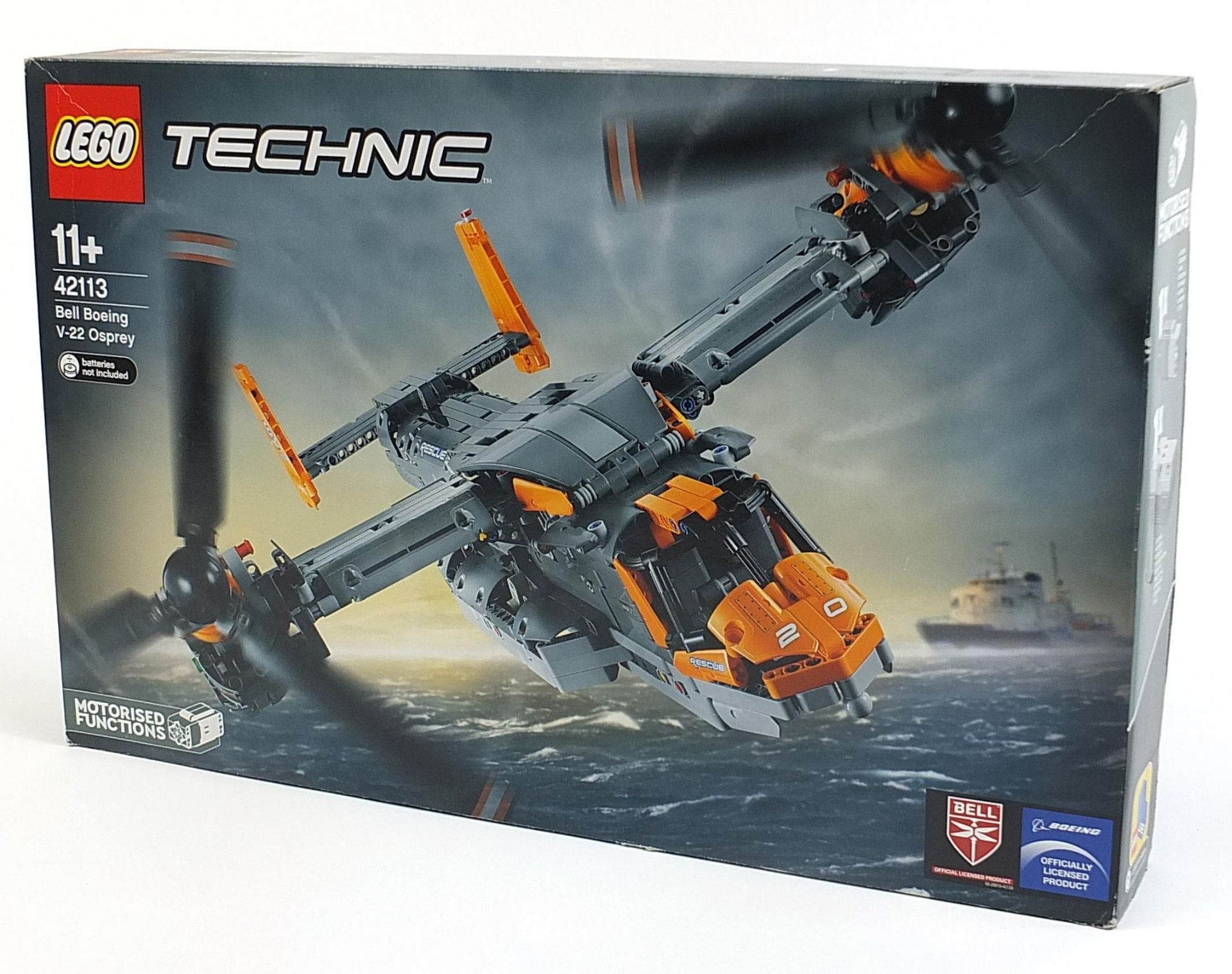 Vintage Lego Technic Bell Boeing V-22 Osprey with box, 42113