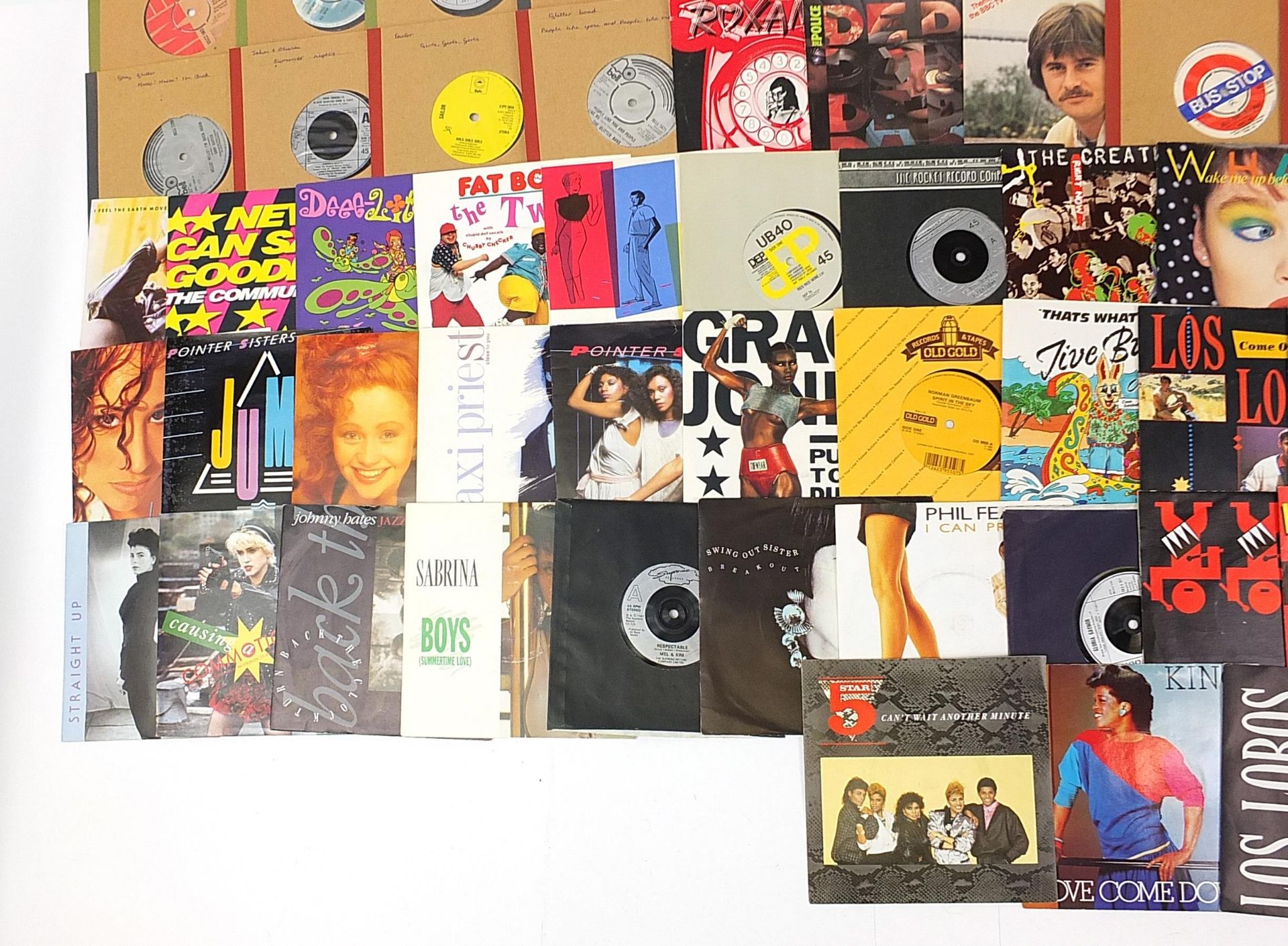 Collection of 45rpm records including Roxanne, The Electric Light Orchestra, Depeche Mode and - Image 8 of 9