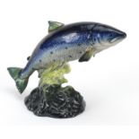 Beswick Atlantic salmon numbered 1233, 24cm in length