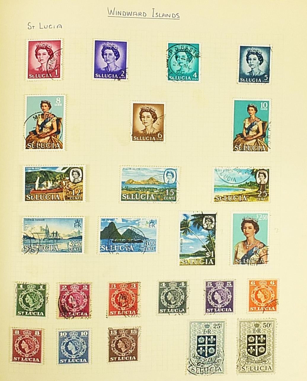 Commonwealth stamps arranged in an album including Malta and South West Africa - Image 3 of 6