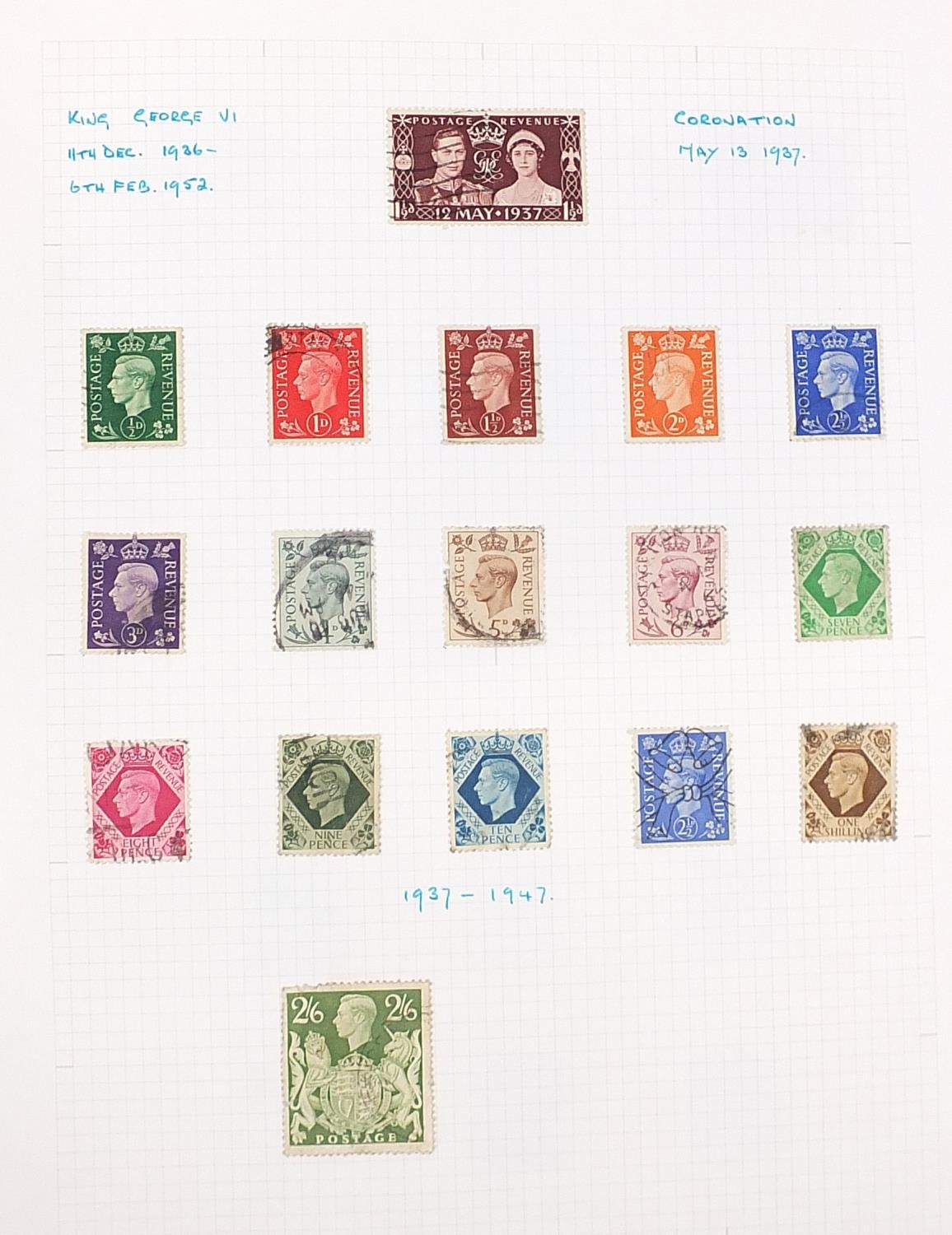 19th century and later world stamps arranged in albums including Great Britain, Guernsey, Jersey and - Image 19 of 29