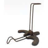 Albert Farnell Bradford cast iron bicycle stand, 40.5cm high