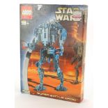 Vintage Lego Star Wars Super Battle Droid with box, 8012