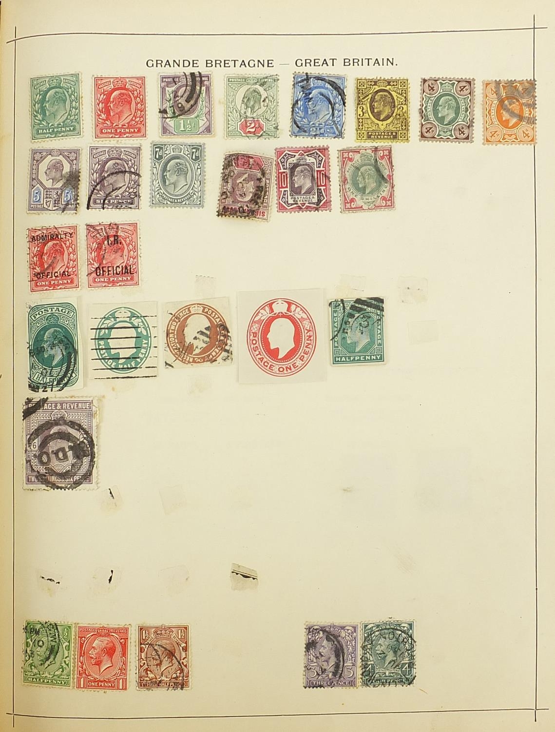 Collection of 19th century and later world stamps including Denmark and Switzerland - Image 6 of 10