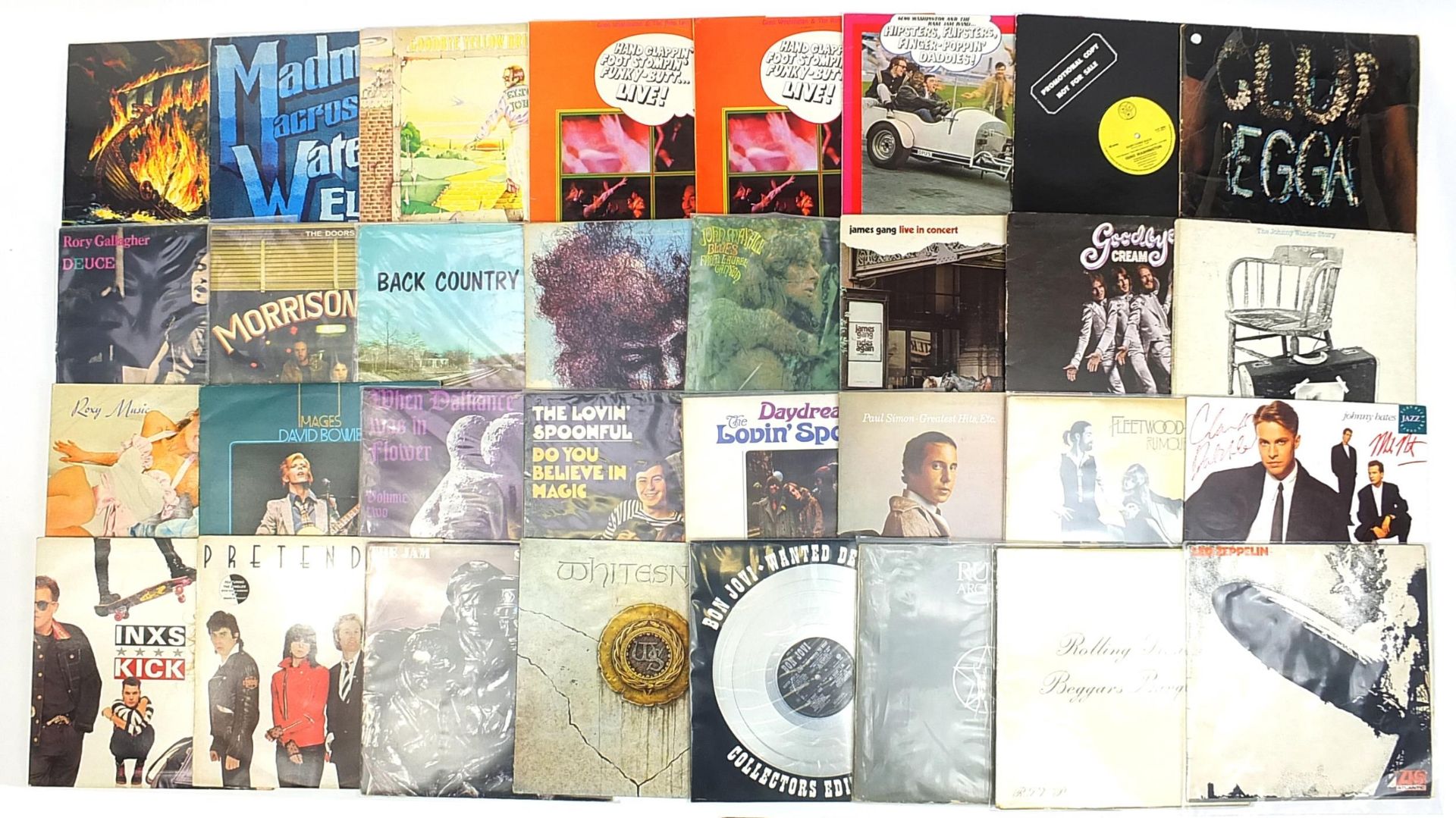 Collection of rare vinyl LP's, mostly rock and prog including Led Zeppelin I on Plum Atlantic label, - Image 2 of 11