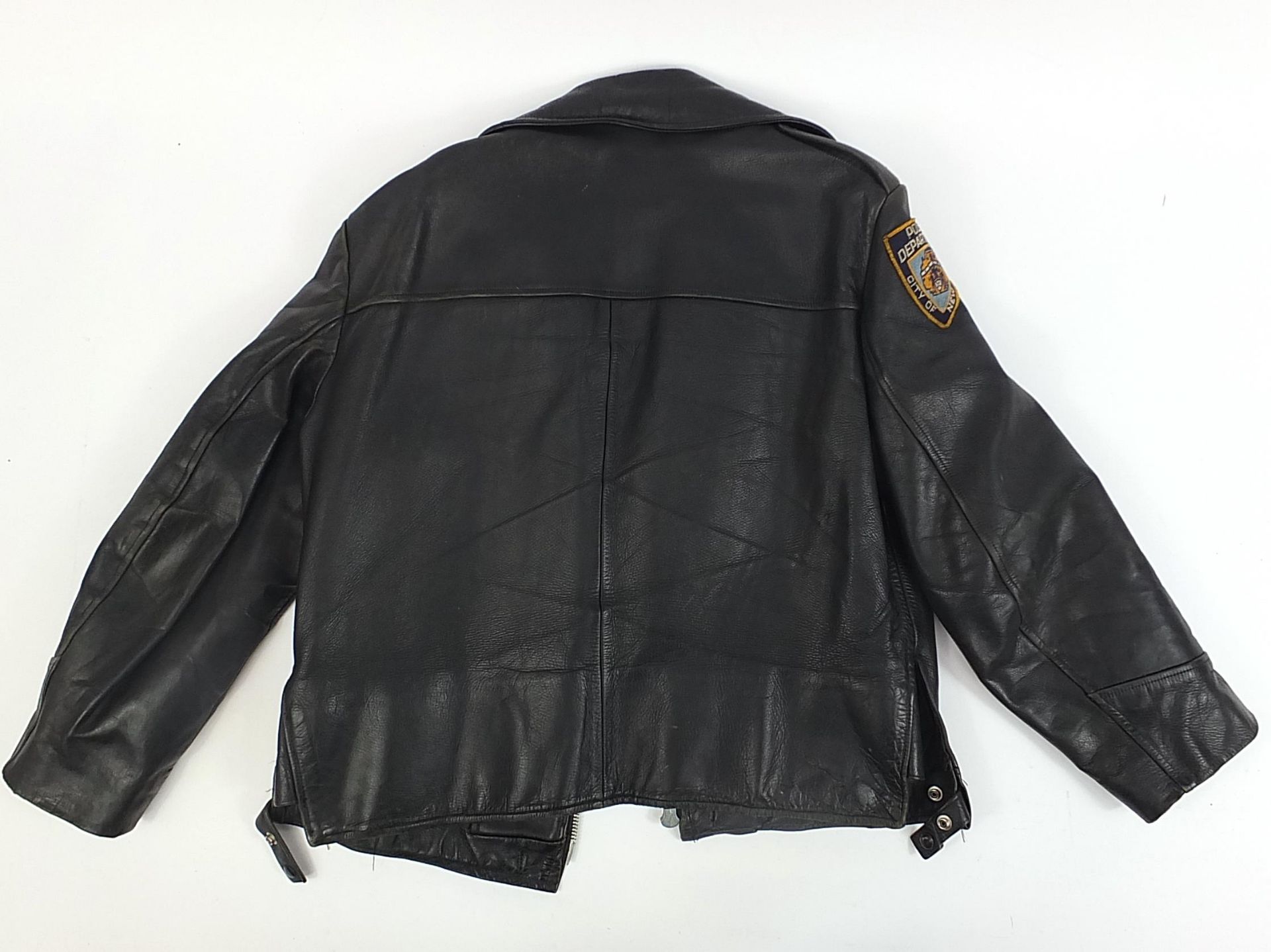 Vintage NYPD Eisenhower leather jacket - Image 2 of 3