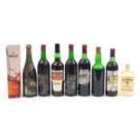 Vintage and later bottles of alcohol including Chateau D'Angludet Margaux and Bell's whiskey