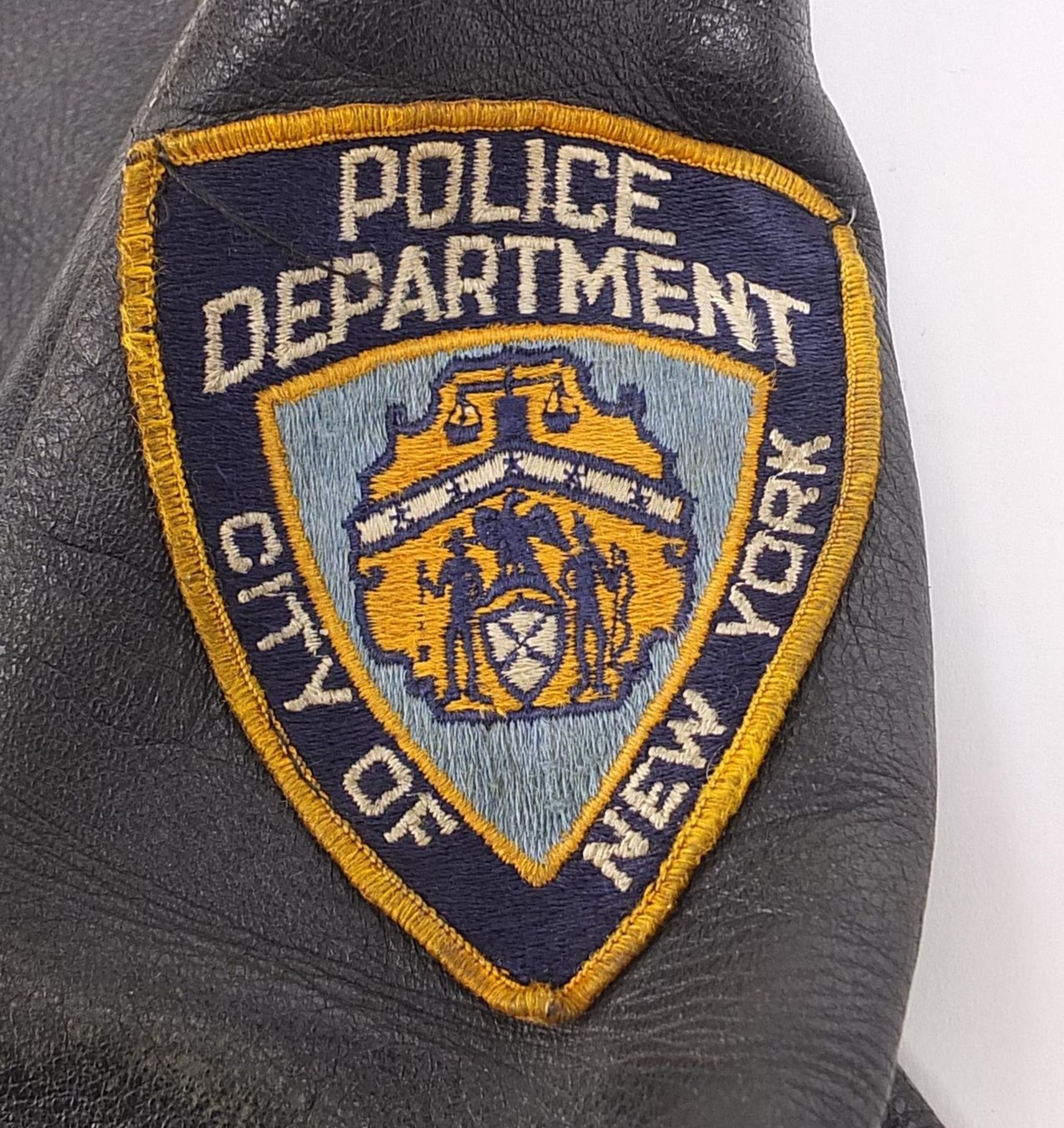 Vintage NYPD Eisenhower leather jacket - Image 3 of 3