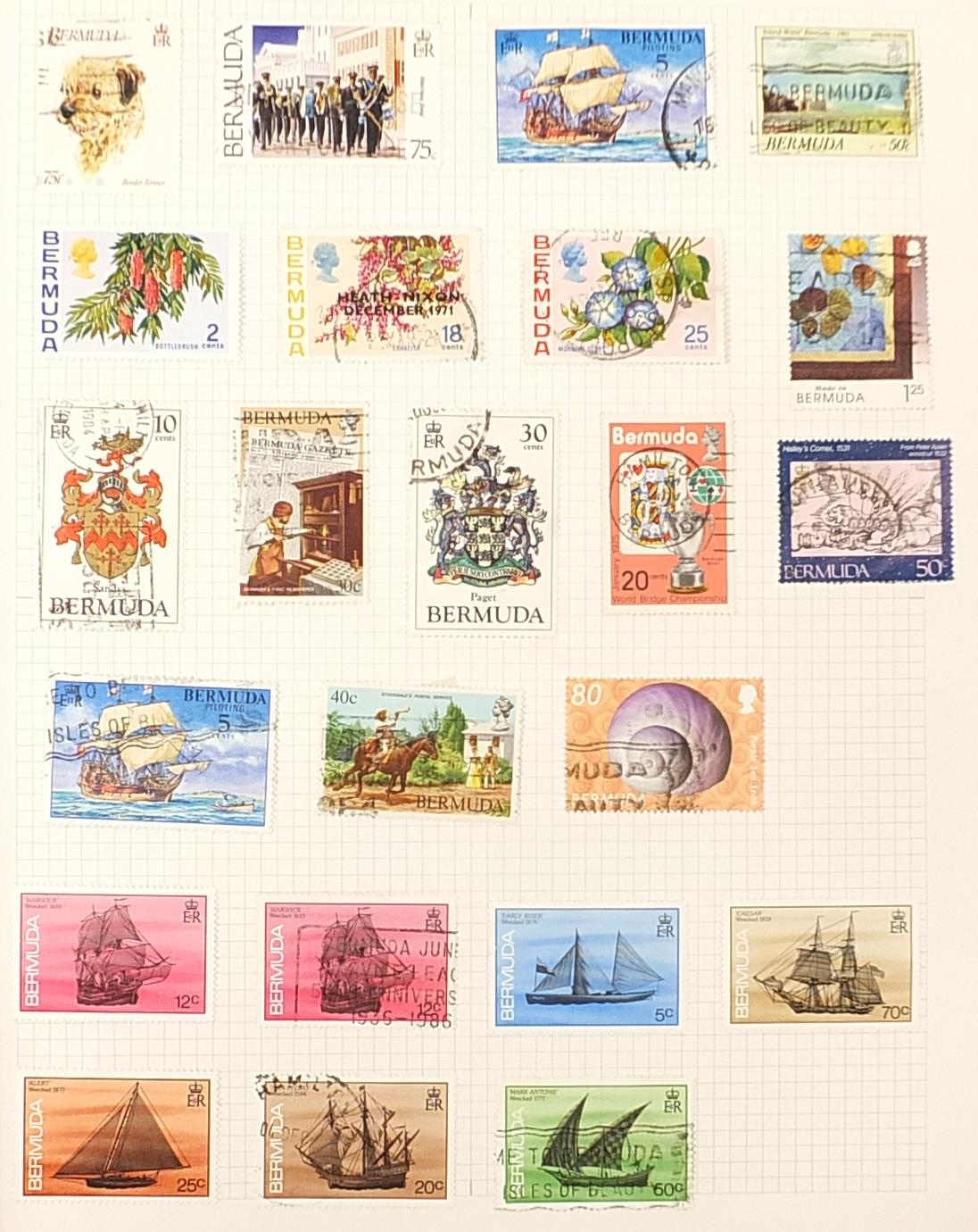 Commonwealth and colonial stamps arranged in an album including Caicos Islands, many mint - Image 5 of 6